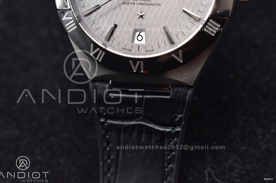 Best on Constellation Gray Super SBF Black Strap SS Gummy 1:1 Edition Cozy Clone Dial A8900 418 0728